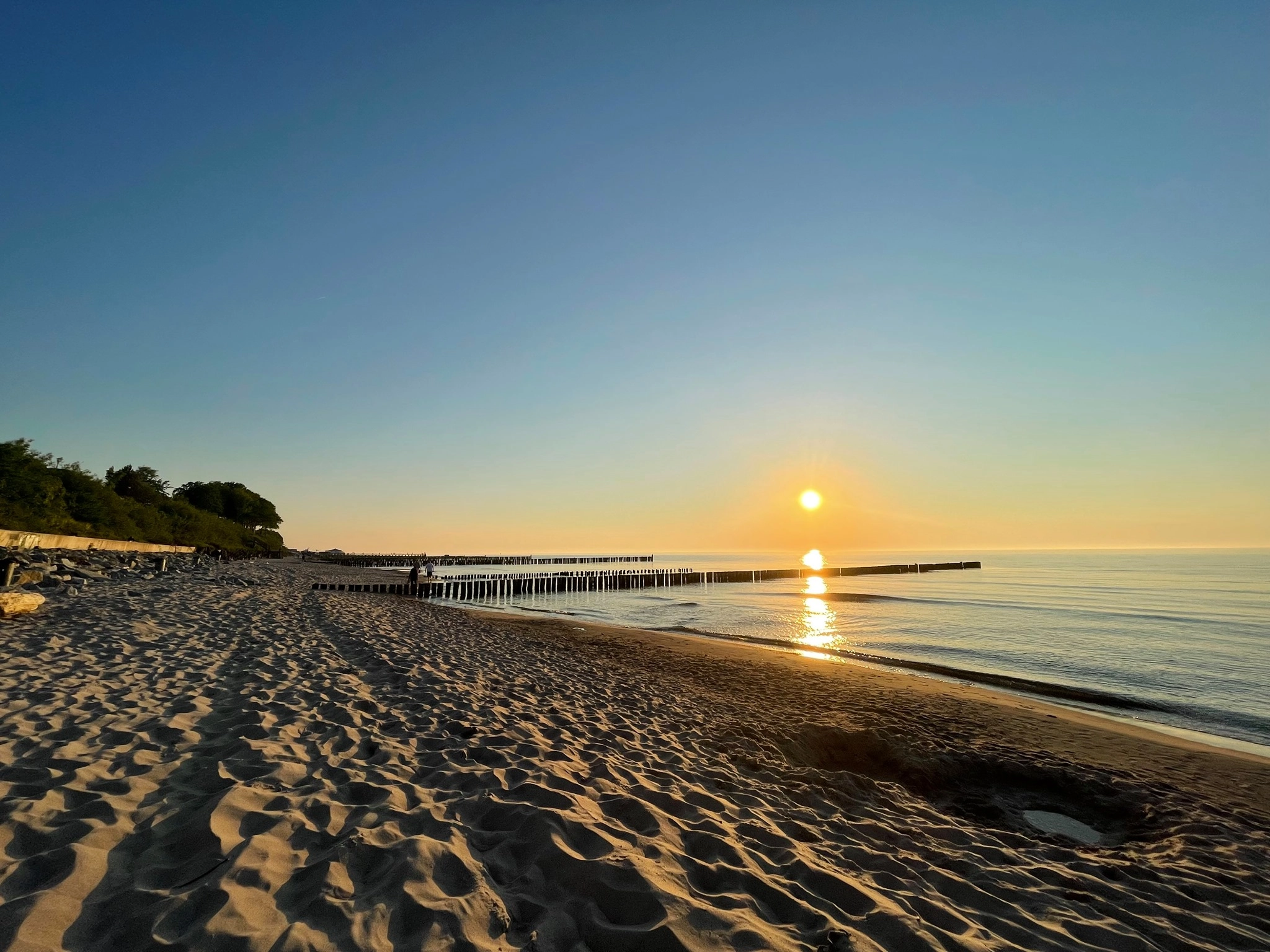 Zachód słońca nad Bałtykiem